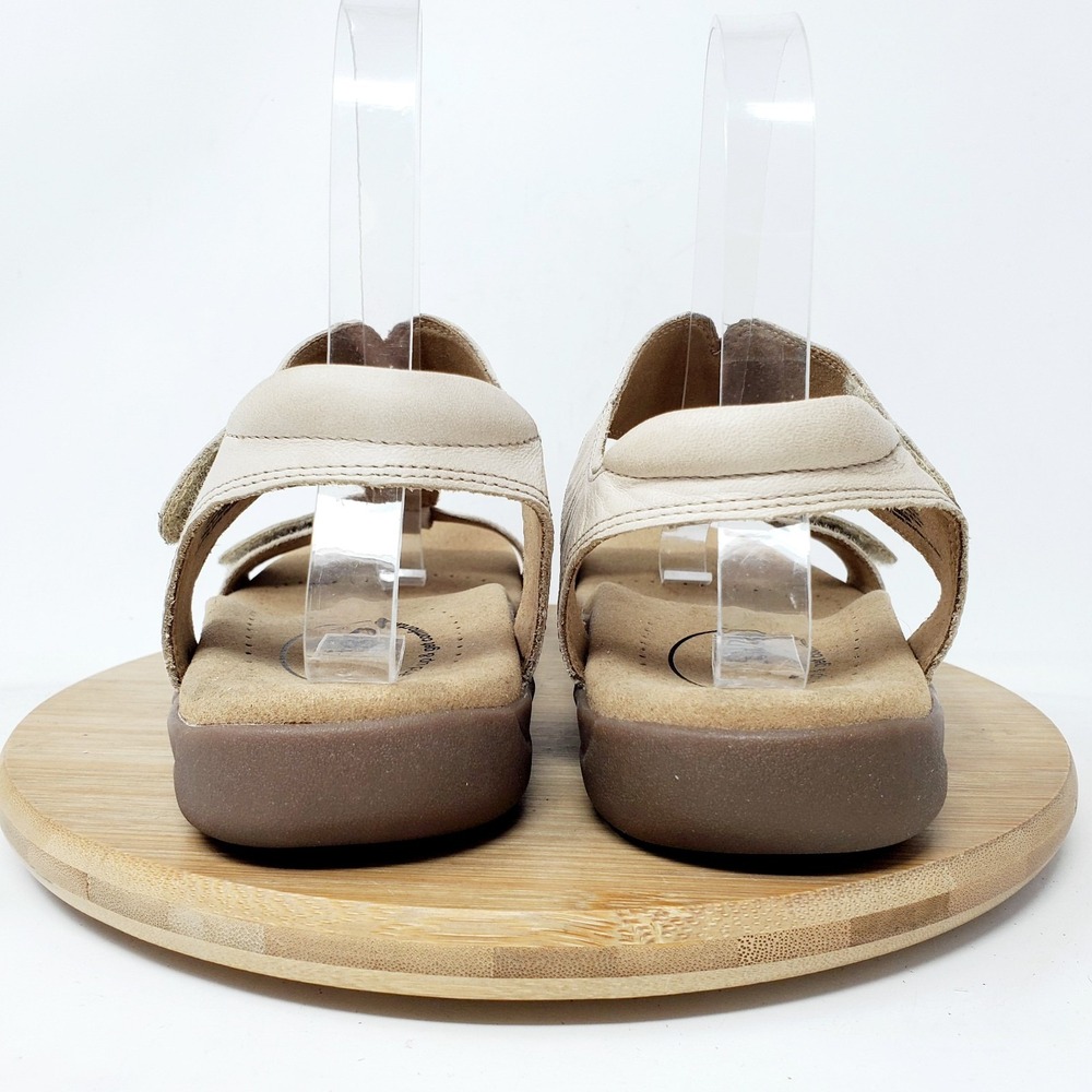 Taos The Show Sandals Womens 7 Leather Comfort Adjustable T Strap Shoes - Picture 8 of 13